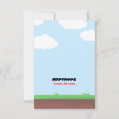 Super Mario Birthday Invitation 招待状 (裏面)