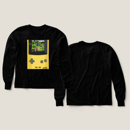 Super Mario Bros. x Minecraft | Videojuegos Retro  (デザイン 正面＆背面)