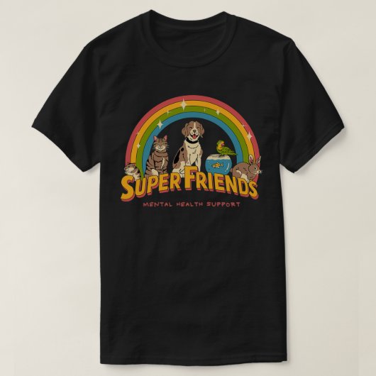 Super Mental Health Friends Tシャツ (デザイン正面)