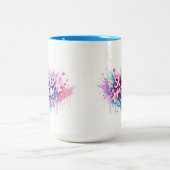 Super Mom ツートーンマグカップ (中央)