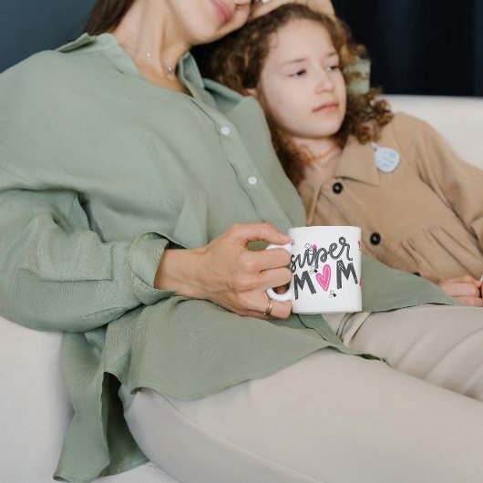 Super mom Autism appreciation Coffee mug ツートーンマグカップ