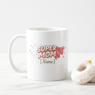 Super Mom Comic personilized Mug コーヒーマグカップ