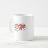 Super Mom Comic personilized Mug コーヒーマグカップ (正面左)