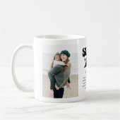 Super Mom Definition 2 Photo コーヒーマグカップ (左)