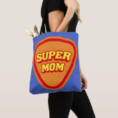 Super Mom Mother's Day トートバッグ (クローズアップ)