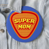 Super Mom Mother's Day 缶バッジ (インサイチュ)