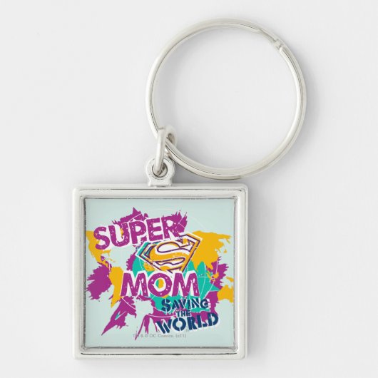 Super Mom Saving the World キーホルダー (正面)
