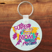 Super Mom Saving the World キーホルダー (正面)