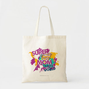 Super Mom Saving the World トートバッグ