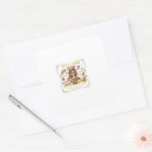 Super mom sticker carré スクエアシール (封筒)