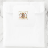 Super mom sticker carré スクエアシール (バッグ)