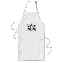 Super Mom – Strong Mother Gift ロングエプロン