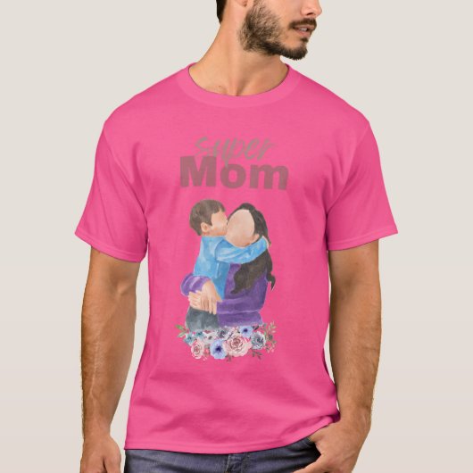 Super Mom T-Shirt Tシャツ (正面)