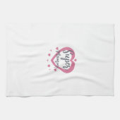 Super Mommy Personalized Best Mom Gift Kitchen キッチンタオル (横)