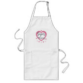 Super Mommy Personalized Best Mom Gift Long Apron ロングエプロン (正面)