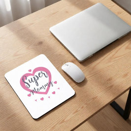 Super Mommy Personalized Best Mom Gift Mouse Pad マウスパッド