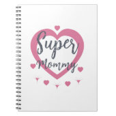 Super Mommy Personalized Best Mom Gift Notebook ノートブック (正面)