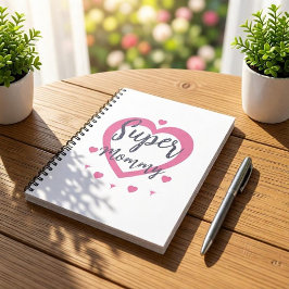 Super Mommy Personalized Best Mom Gift Notebook ノートブック