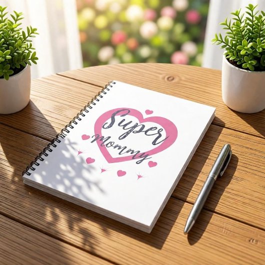 Super Mommy Personalized Best Mom Gift Notebook ノートブック