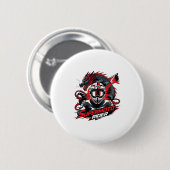 Super Moto Rider � Motorcycle 缶バッジ (正面&裏面)