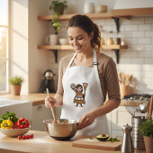 Super Mum Apron – Funny Kitchen Apron for Mom スタンダードエプロン