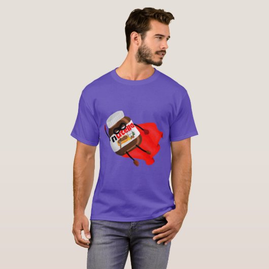 Super Nutella retro Tシャツ (正面フル)