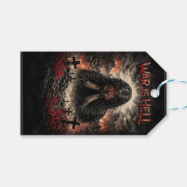 Super Panda Hero — Cute Kawaii Flying Panda Baby B ギフトタグ