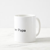 Super Papa コーヒーマグカップ (正面右)