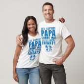 super_papa_comme_moi_enfant_citation tシャツ (ユニセックス)