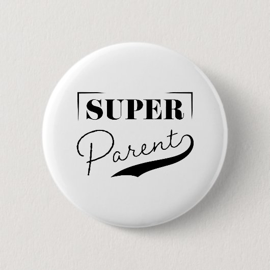 Super Parent 缶バッジ (正面)