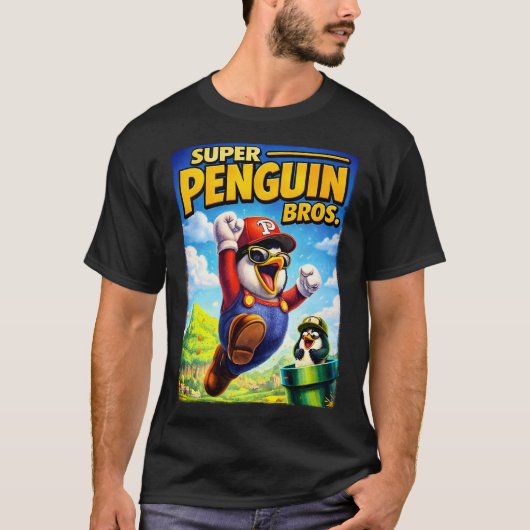 SUPER PENGUIN BROS. Tシャツ (正面)