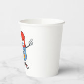 Super Pill Cartoon Hero Character 紙コップ (左)