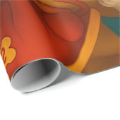 🐾 Super Pinis en Acción – Papel de Regalo ラッピングペーパー (ロールコーナー)