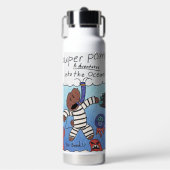 Super Pom Into The Ocean Water Bottle ウォーターボトル (正面)