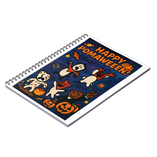 Super Pom Pomaween Notebook ノートブック (左側)