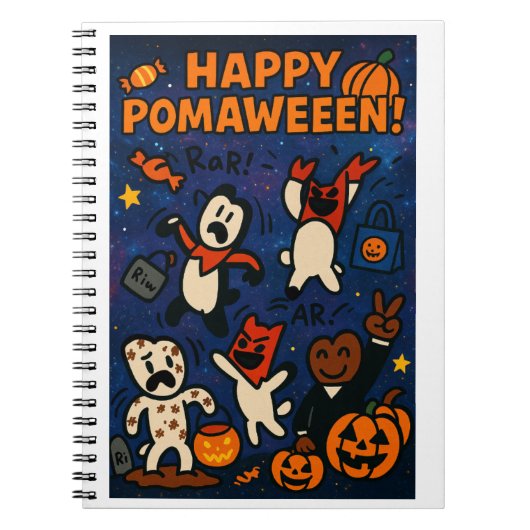 Super Pom Pomaween Notebook ノートブック (正面)