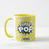SUPER POP! Comic Book Pop Art ‘Corny’ Popcorn Pun マグカップ (左)