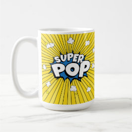 SUPER POP! Comic Book Pop Art Pun コーヒーマグカップ