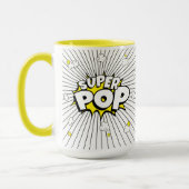 SUPER POP! 'Corny' Popcorn Pun  マグカップ (左)