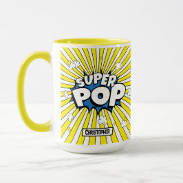 SUPER POP! | Poppin’ Cute Quirky Funny Punny  マグカップ
