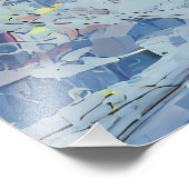 Super Saiyan Goku Epic Rain Fight フォトプリント (角)