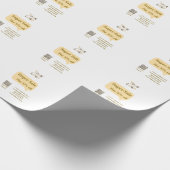 super sale business discount scan QR code details  ラッピングペーパー (角)