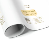 super sale business discount scan QR code details  ラッピングペーパー (ロールコーナー)