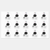 super sale business discount scan QR code details  ラベル (シート)