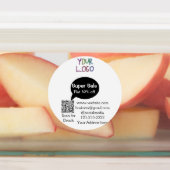 super sale business discount scan QR code details  ラベル (貼付)