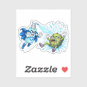 Super Sanitizer vs. Germ Monster シール (シート)