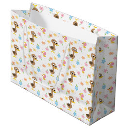 Super Simple | 5 Little Ducks 女の赤ちゃんのシャワー ラージペーパーバッグ