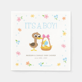 Super Simple | 5 Little Ducks Boy Baby Shower スタンダードカクテルナプキン