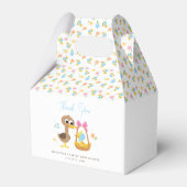 Super Simple | 5 Little Ducks Boy Baby Shower フェイバーボックス (裏面サイド)