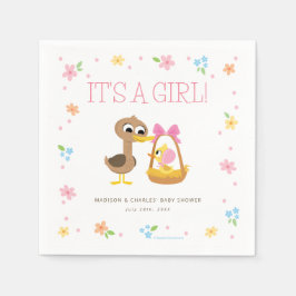 Super Simple | 5 Little Ducks Girl Baby Shower スタンダードカクテルナプキン